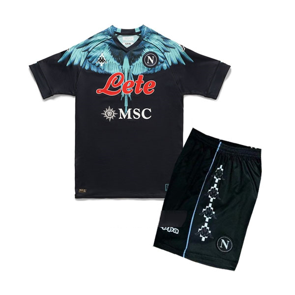 Maillot Football Naples Gardien Kappa x Marcelo Burlon Enfant 2021-22